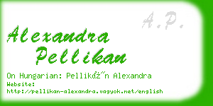 alexandra pellikan business card